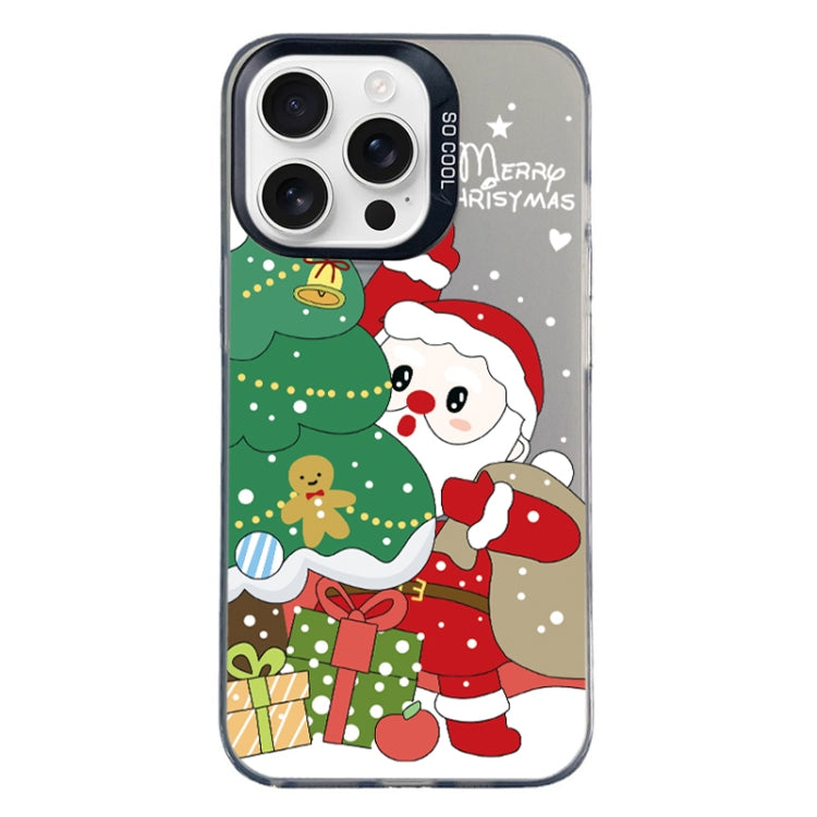 Christmas Series PC Full Coverage Pattern Phone Case, For iPhone 16 Pro Max