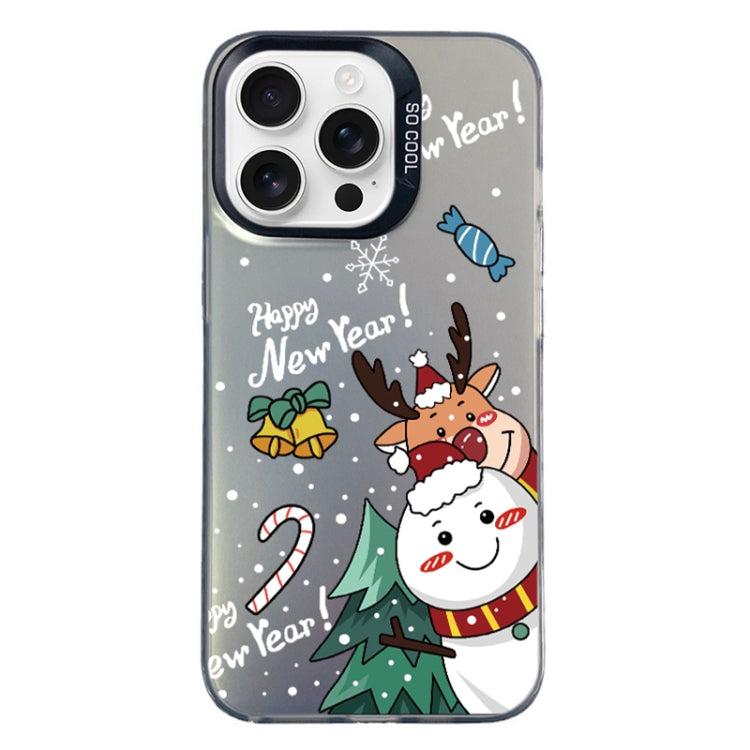 Christmas Series PC Full Coverage Pattern Phone Case, For iPhone 16 Pro Max