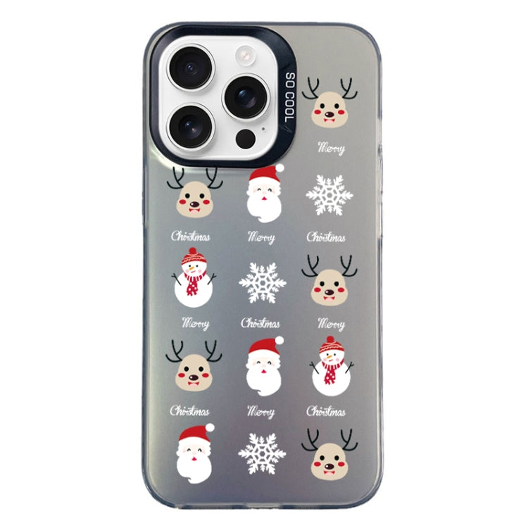 Christmas Series PC Full Coverage Pattern Phone Case, For iPhone 16 Pro Max