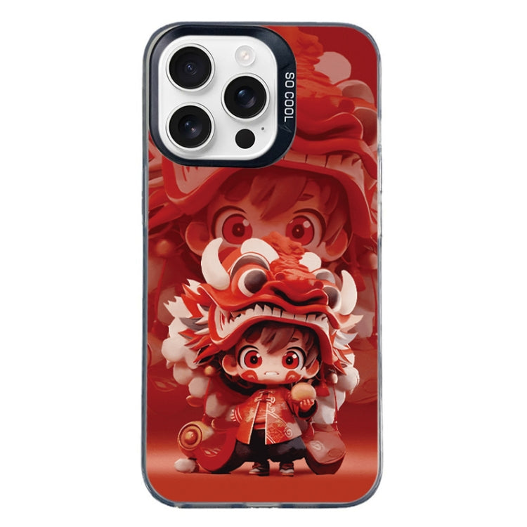 Christmas Series PC Full Coverage Pattern Phone Case, For iPhone 16 Pro Max