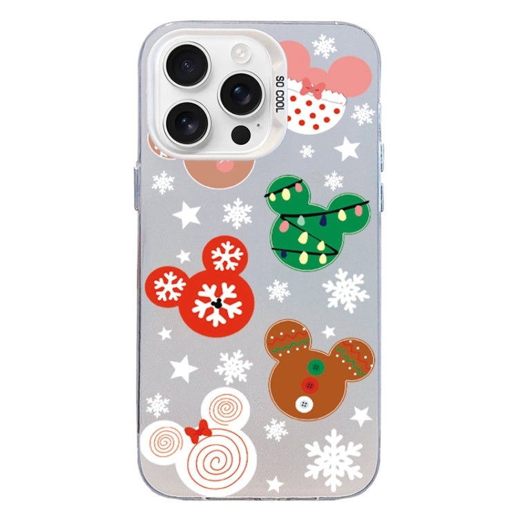 Christmas Series PC Full Coverage Pattern Phone Case, For iPhone 16 Pro Max