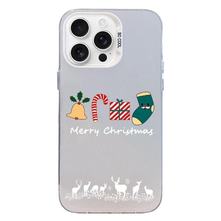 Christmas Series PC Full Coverage Pattern Phone Case, For iPhone 16 Pro Max