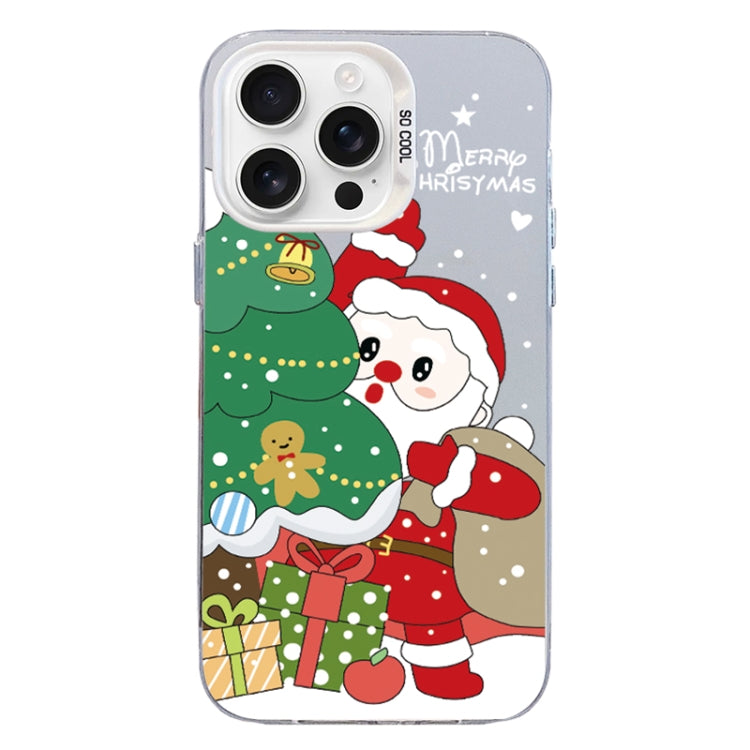 Christmas Series PC Full Coverage Pattern Phone Case, For iPhone 16 Pro Max