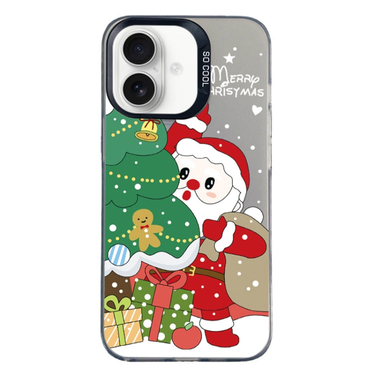 Christmas Series PC Full Coverage Pattern Phone Case, For iPhone 16 Plus