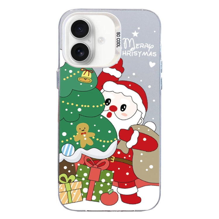 Christmas Series PC Full Coverage Pattern Phone Case, For iPhone 16 Plus