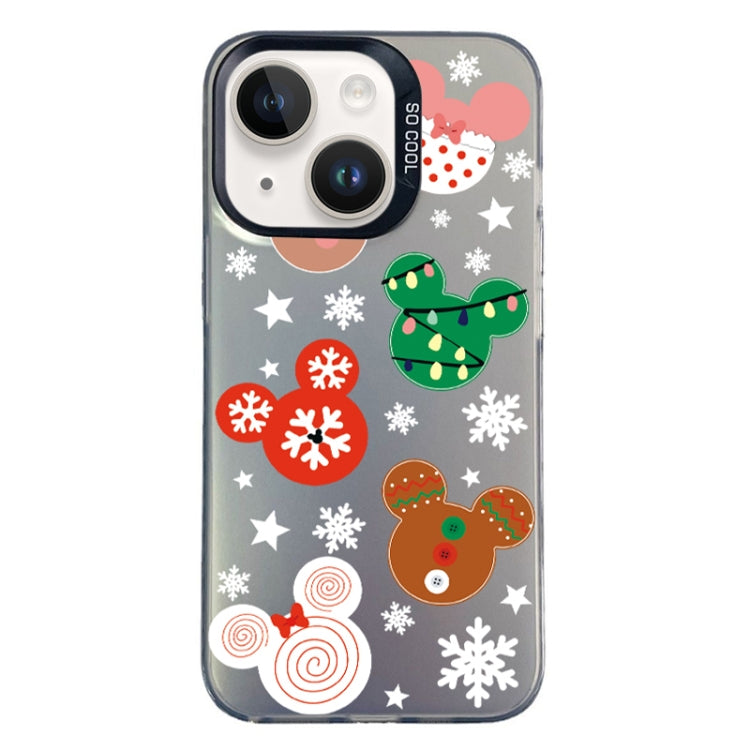 Christmas Series PC Full Coverage Pattern Phone Case, For iPhone 15 Plus