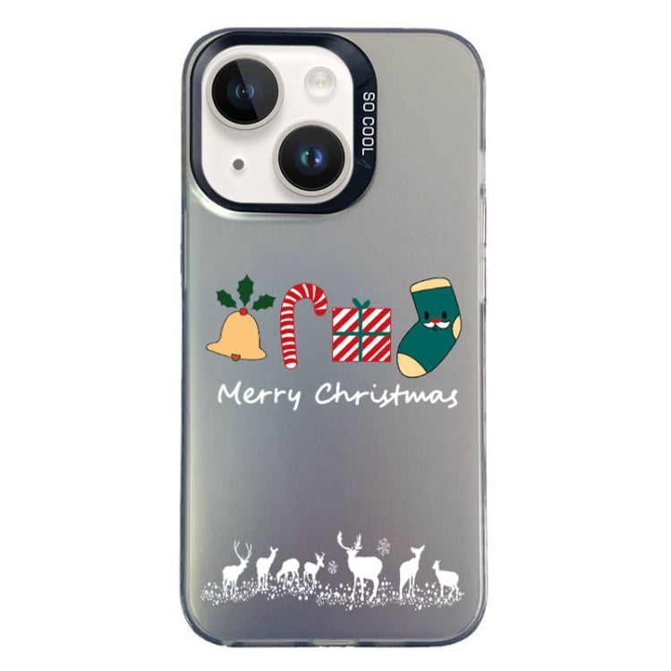 Christmas Series PC Full Coverage Pattern Phone Case, For iPhone 15 Plus