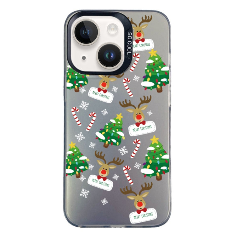 Christmas Series PC Full Coverage Pattern Phone Case, For iPhone 15 Plus