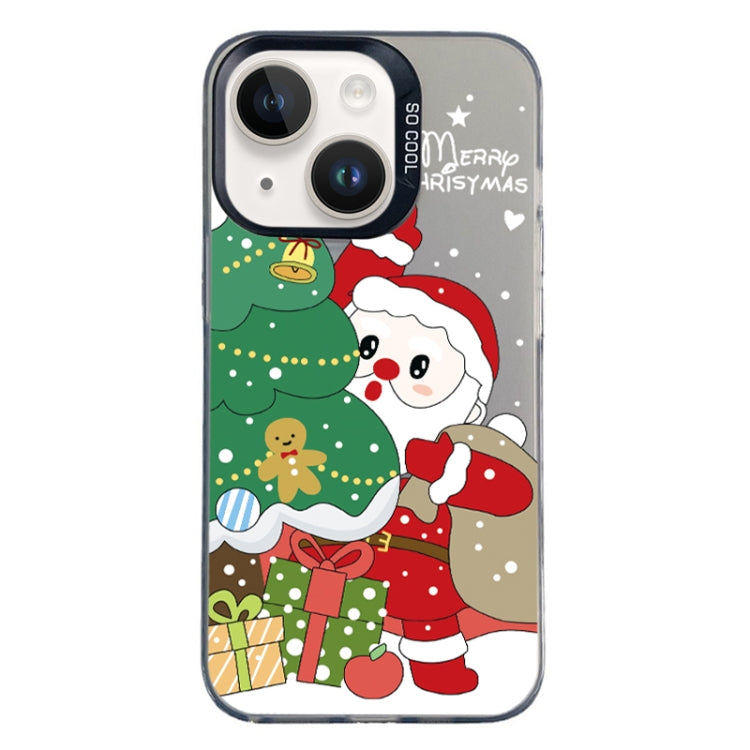 Christmas Series PC Full Coverage Pattern Phone Case, For iPhone 15 Plus