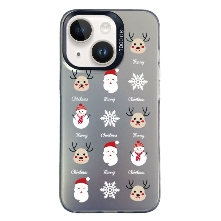 Christmas Series PC Full Coverage Pattern Phone Case, For iPhone 15 Plus