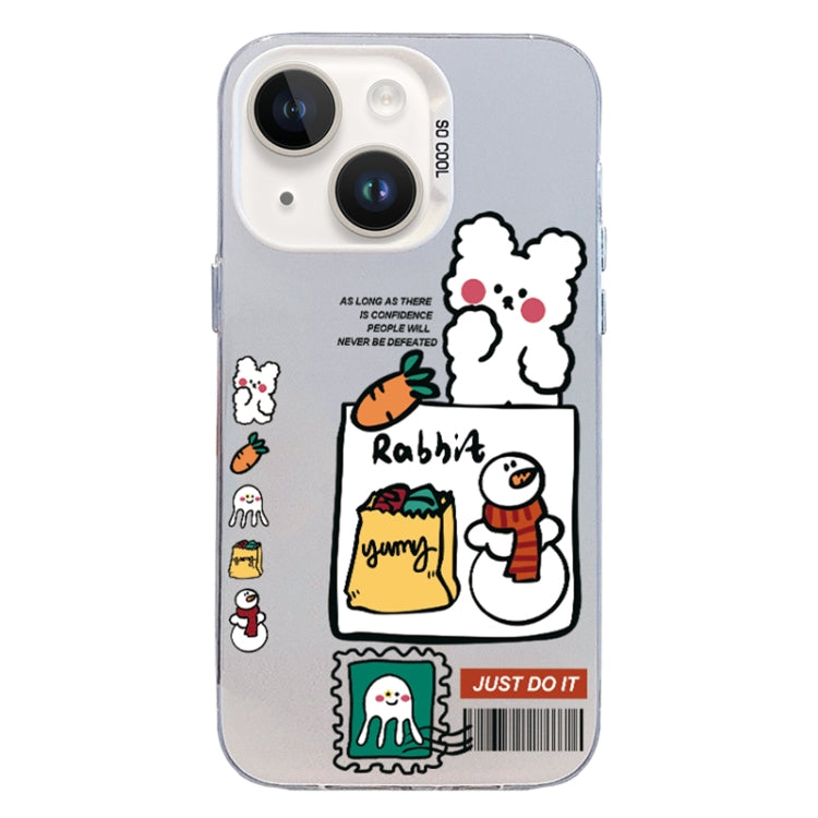 Christmas Series PC Full Coverage Pattern Phone Case, For iPhone 15 Plus