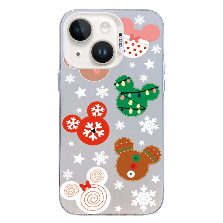 Christmas Series PC Full Coverage Pattern Phone Case, For iPhone 15 Plus