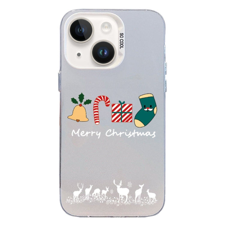 Christmas Series PC Full Coverage Pattern Phone Case, For iPhone 15 Plus