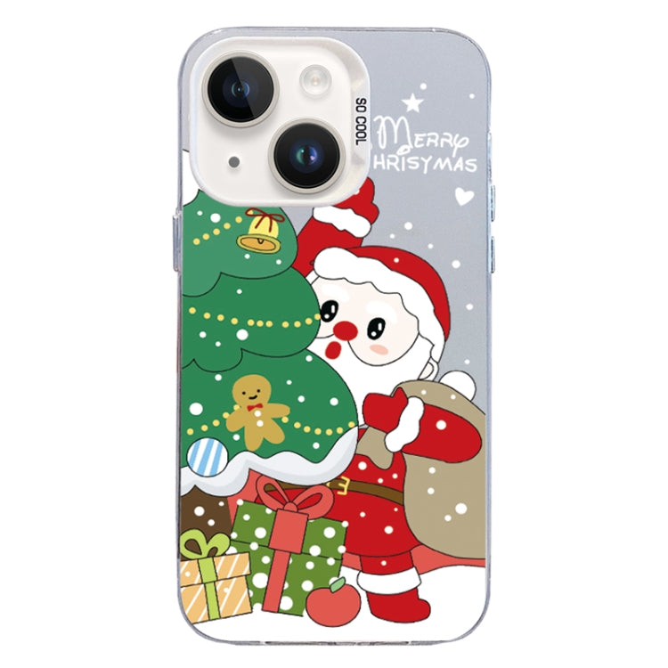 Christmas Series PC Full Coverage Pattern Phone Case, For iPhone 15