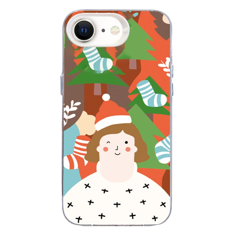 Christmas Series PC Full Coverage Pattern Phone Case, For iPhone 7 / 8 / SE 2020 2022