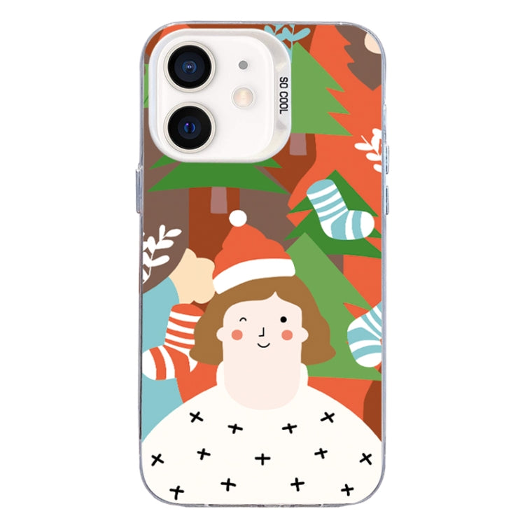 Christmas Series PC Full Coverage Pattern Phone Case, For iPhone 12