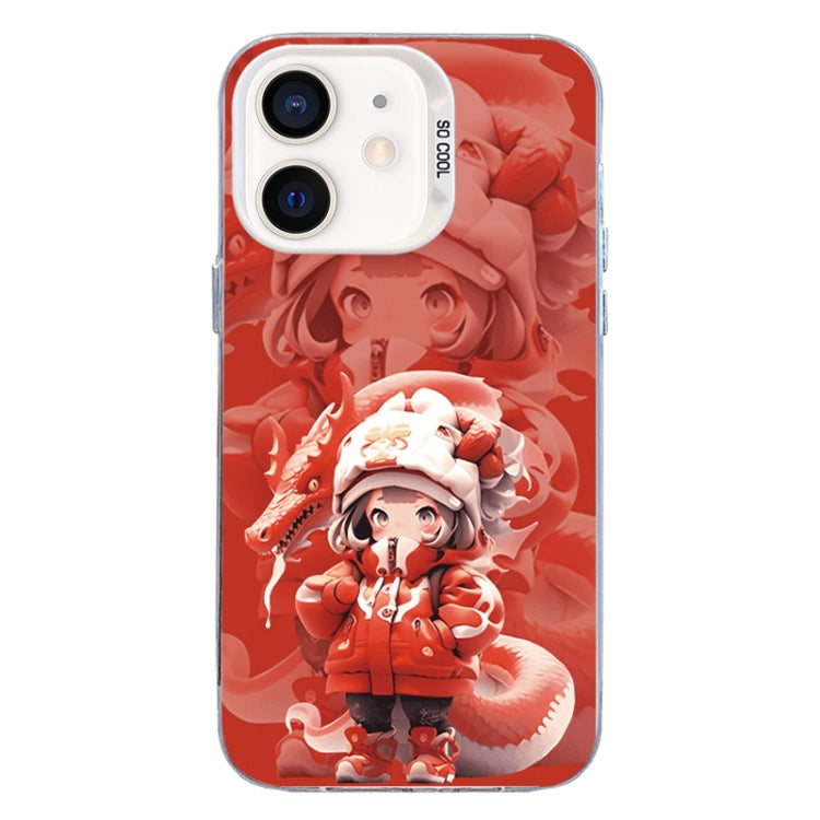 Christmas Series PC Full Coverage Pattern Phone Case, For iPhone 12