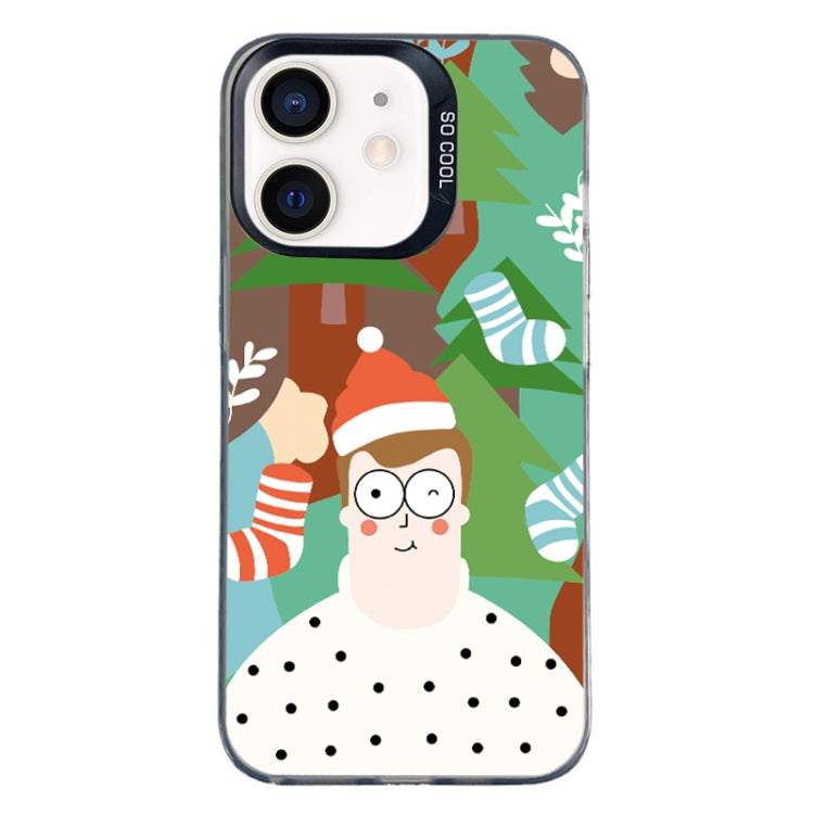 Christmas Series PC Full Coverage Pattern Phone Case, For iPhone 12