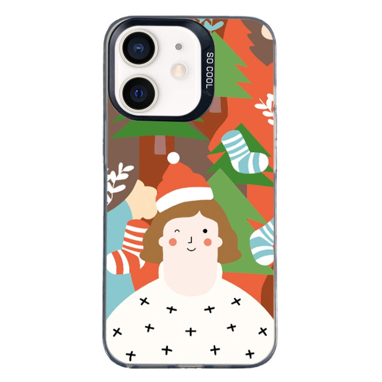 Christmas Series PC Full Coverage Pattern Phone Case, For iPhone 12