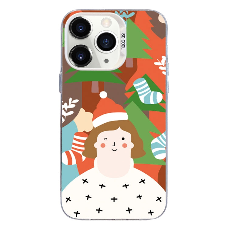 Christmas Series PC Full Coverage Pattern Phone Case, For iPhone 11 Pro Max