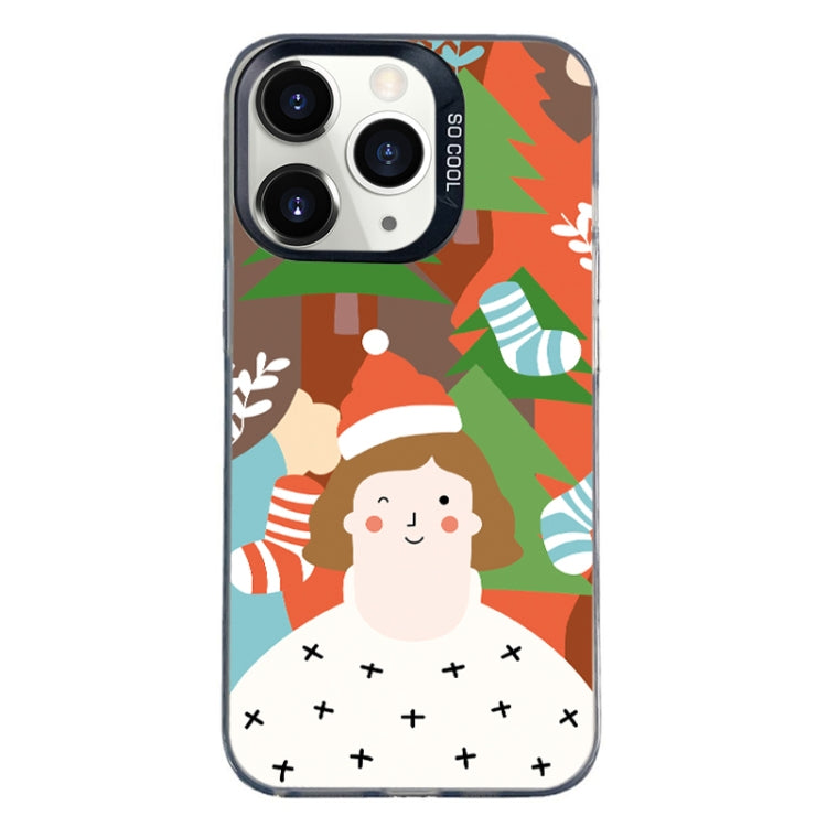 Christmas Series PC Full Coverage Pattern Phone Case, For iPhone 11 Pro Max