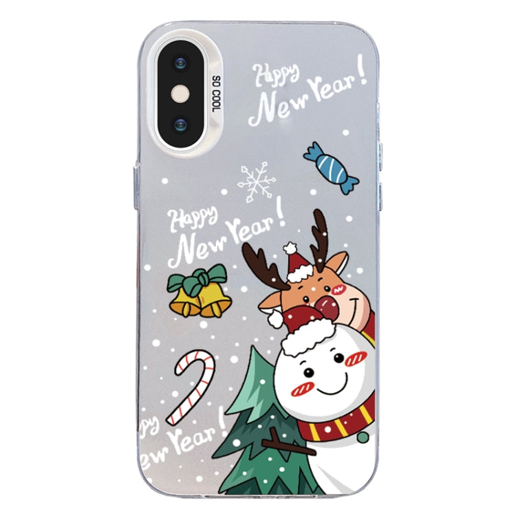 Christmas Series PC Full Coverage Pattern Phone Case, For iPhone XS Max