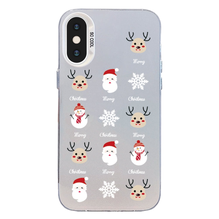 Christmas Series PC Full Coverage Pattern Phone Case, For iPhone XS Max