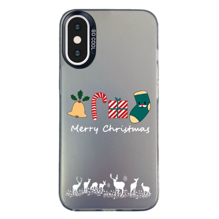 Christmas Series PC Full Coverage Pattern Phone Case, For iPhone XS Max