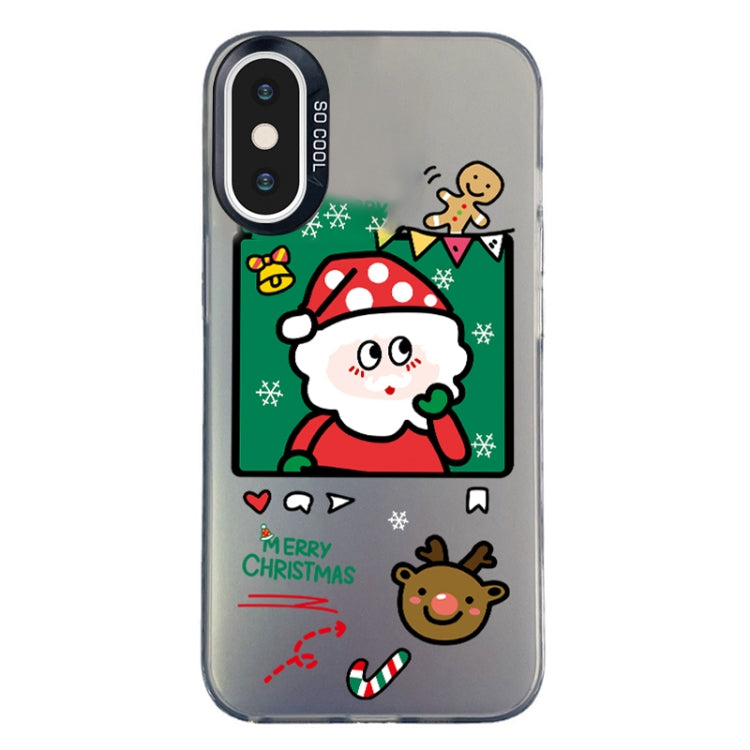 Christmas Series PC Full Coverage Pattern Phone Case, For iPhone XS Max