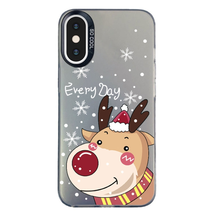 Christmas Series PC Full Coverage Pattern Phone Case, For iPhone XS Max