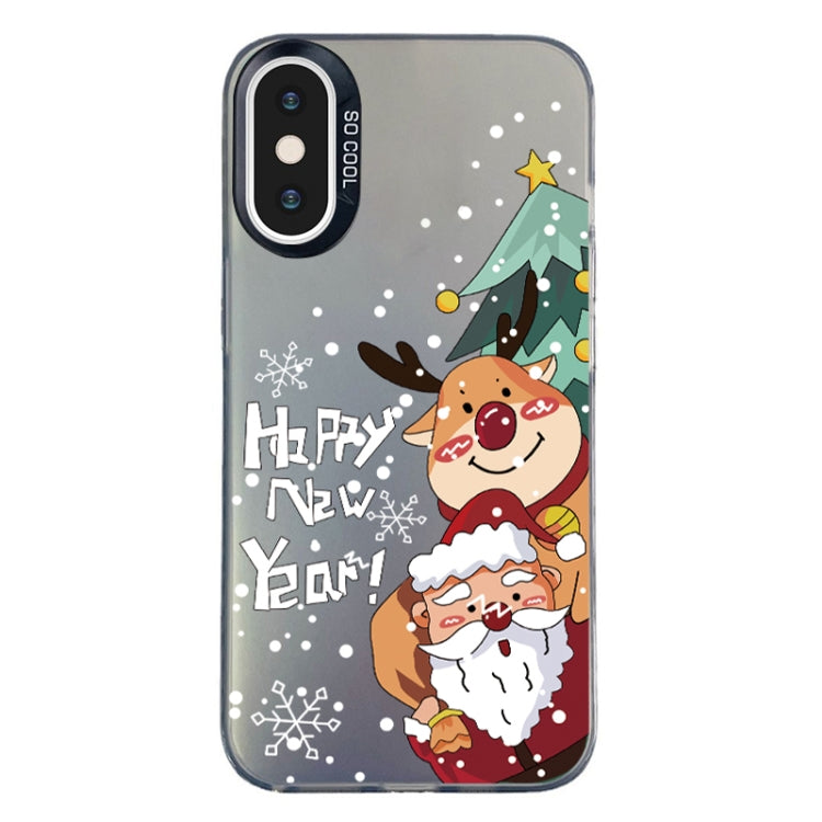 Christmas Series PC Full Coverage Pattern Phone Case, For iPhone XS Max