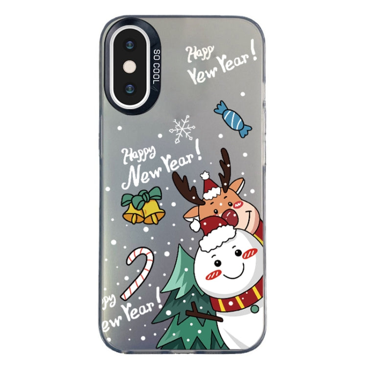 Christmas Series PC Full Coverage Pattern Phone Case, For iPhone XS Max