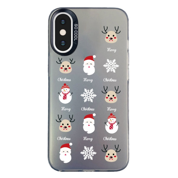 Christmas Series PC Full Coverage Pattern Phone Case, For iPhone XS Max