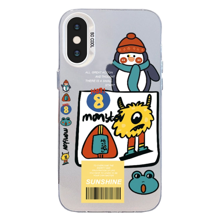 Christmas Series PC Full Coverage Pattern Phone Case, For iPhone XS Max