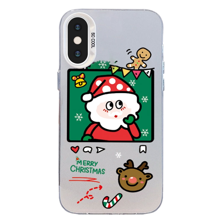 Christmas Series PC Full Coverage Pattern Phone Case, For iPhone XS Max