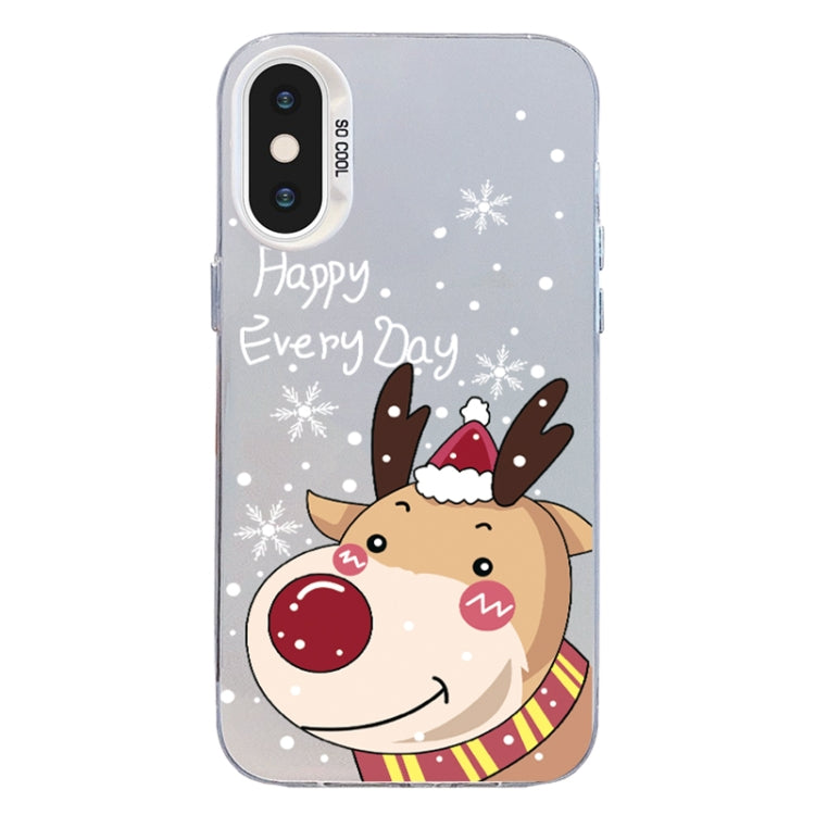 Christmas Series PC Full Coverage Pattern Phone Case, For iPhone XS Max