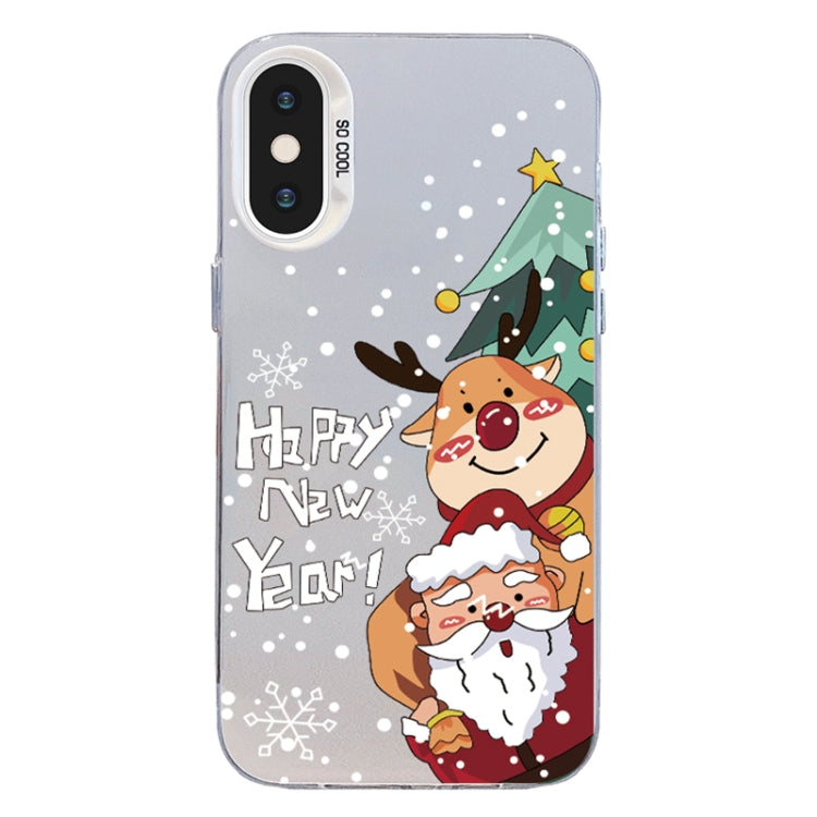 Christmas Series PC Full Coverage Pattern Phone Case, For iPhone XS Max