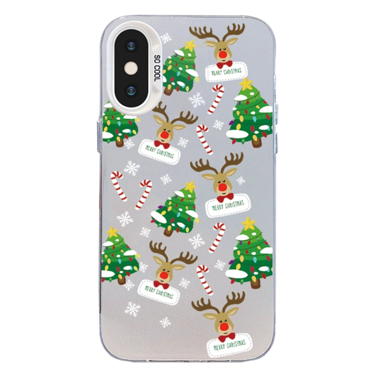 Christmas Series PC Full Coverage Pattern Phone Case, For iPhone XS Max