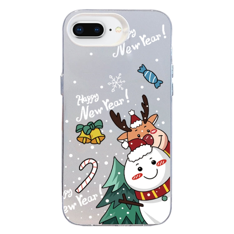 Christmas Series PC Full Coverage Pattern Phone Case, For iPhone 7 Plus / 8 Plus