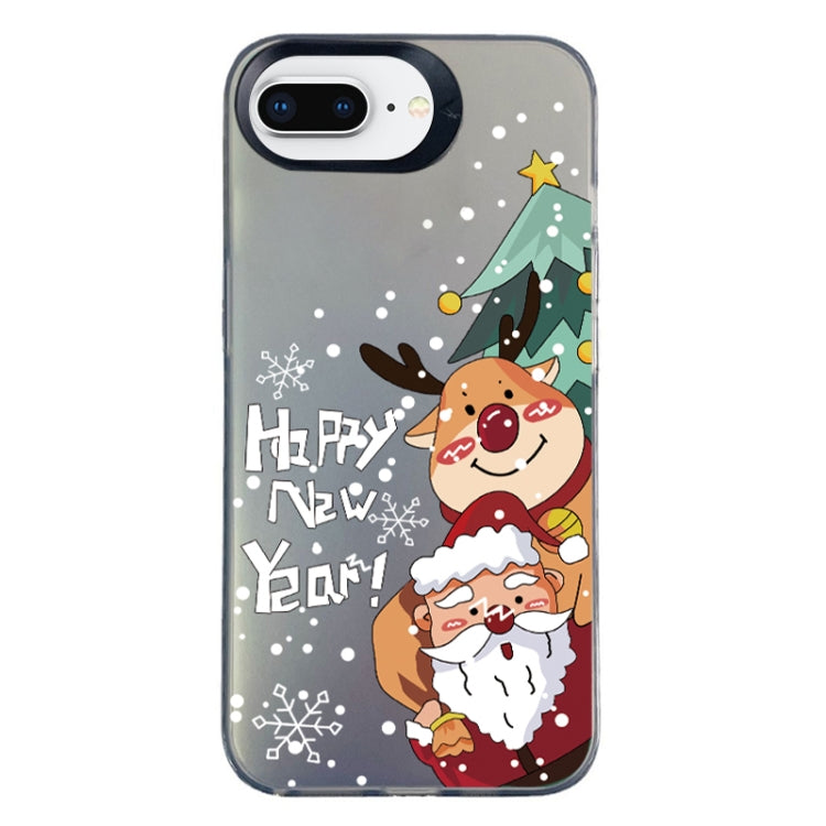 Christmas Series PC Full Coverage Pattern Phone Case, For iPhone 7 Plus / 8 Plus