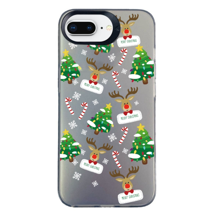 Christmas Series PC Full Coverage Pattern Phone Case, For iPhone 7 Plus / 8 Plus