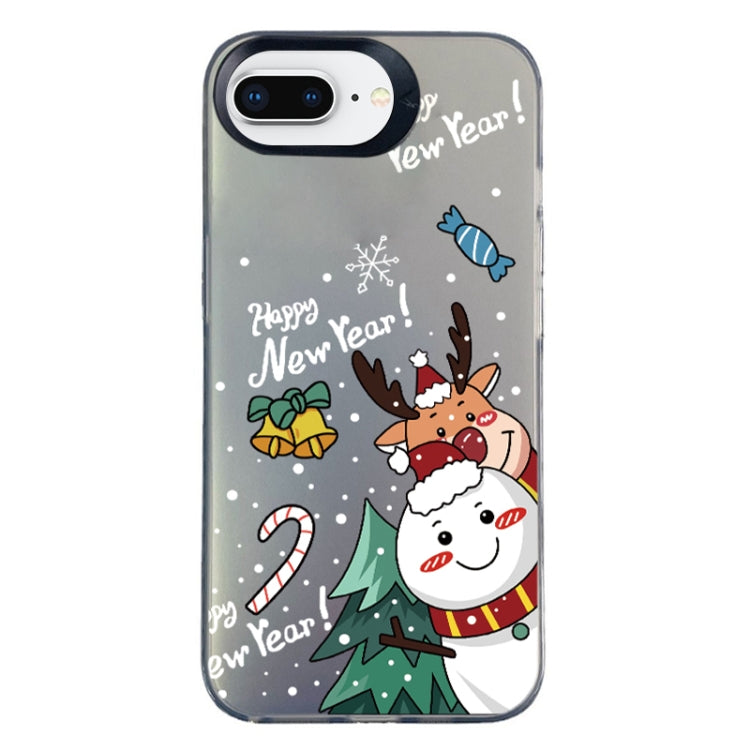 Christmas Series PC Full Coverage Pattern Phone Case, For iPhone 7 Plus / 8 Plus