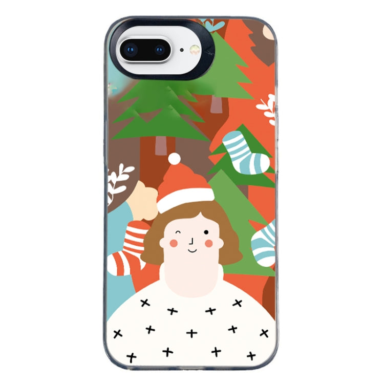 Christmas Series PC Full Coverage Pattern Phone Case, For iPhone 7 Plus / 8 Plus