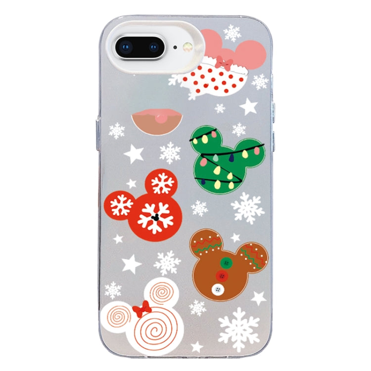 Christmas Series PC Full Coverage Pattern Phone Case, For iPhone 7 Plus / 8 Plus