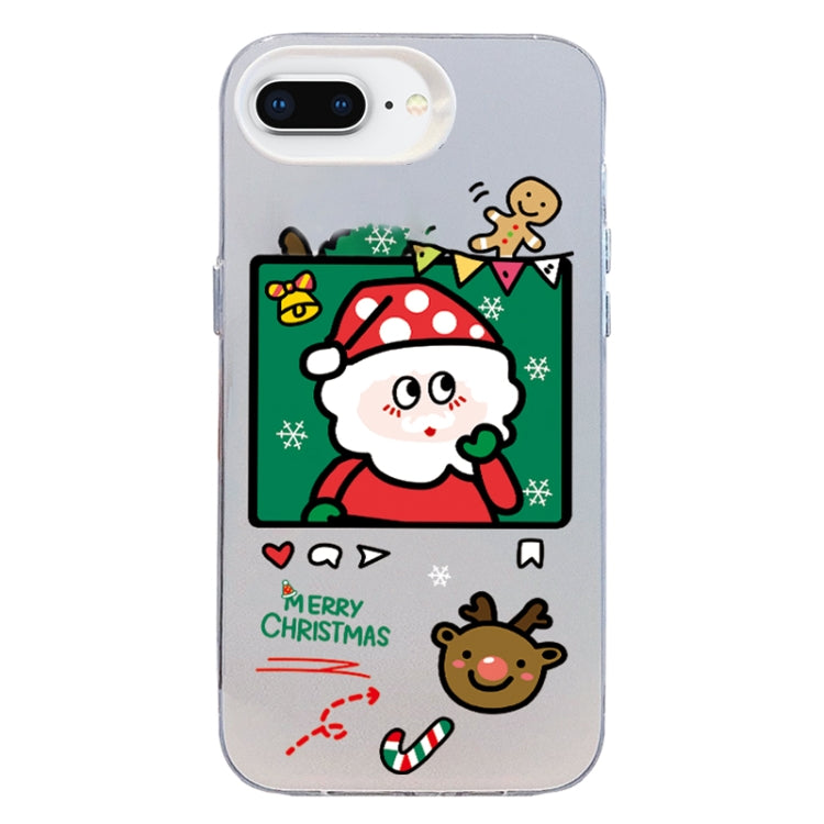 Christmas Series PC Full Coverage Pattern Phone Case, For iPhone 7 Plus / 8 Plus