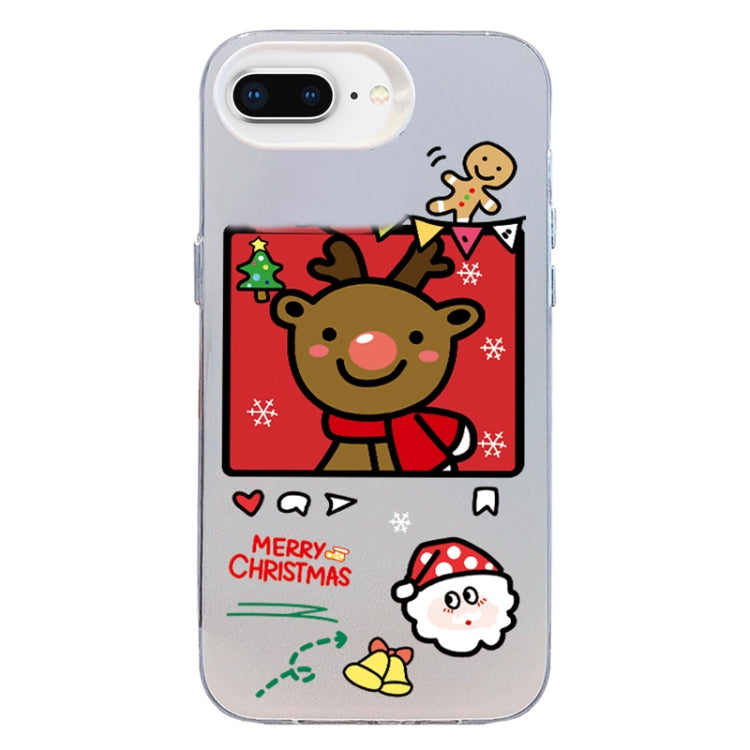 Christmas Series PC Full Coverage Pattern Phone Case, For iPhone 7 Plus / 8 Plus