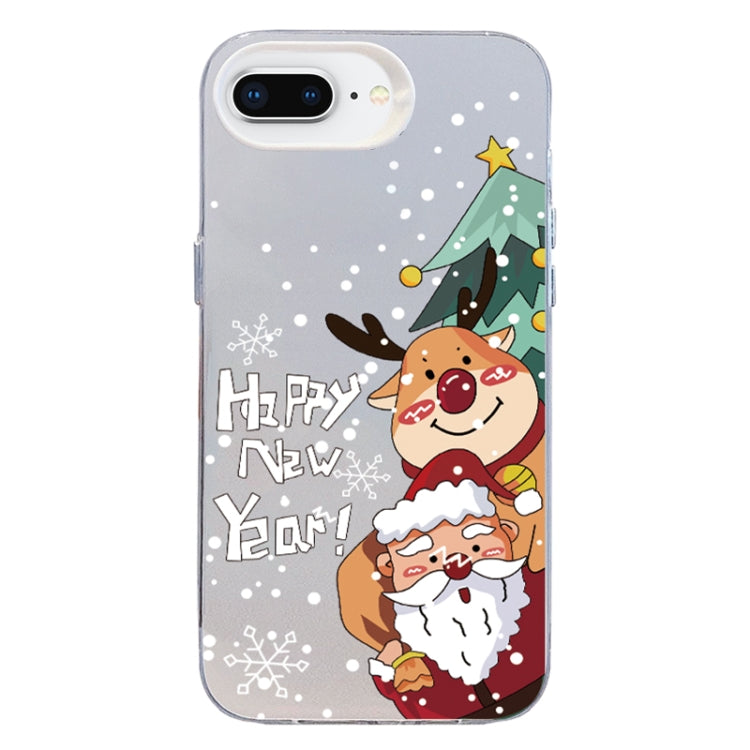 Christmas Series PC Full Coverage Pattern Phone Case, For iPhone 7 Plus / 8 Plus