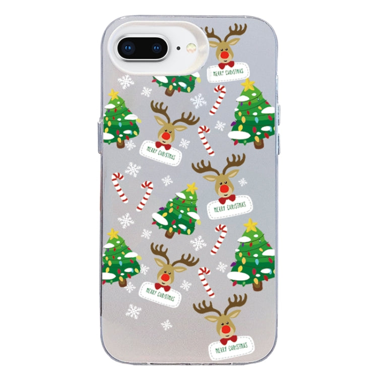 Christmas Series PC Full Coverage Pattern Phone Case, For iPhone 7 Plus / 8 Plus