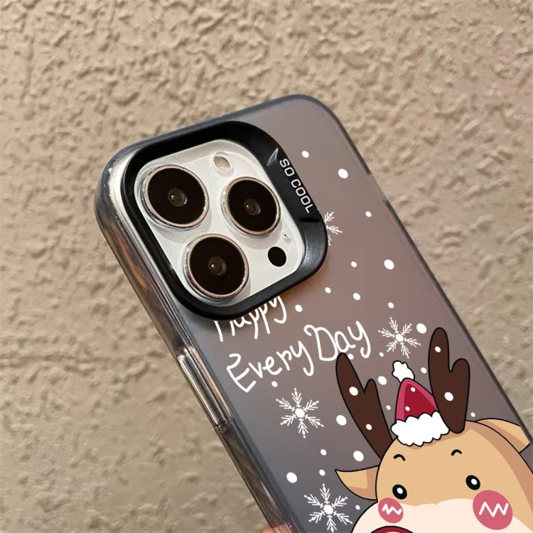 Christmas Series PC Full Coverage Pattern Phone Case, For iPhone 16 Pro Max