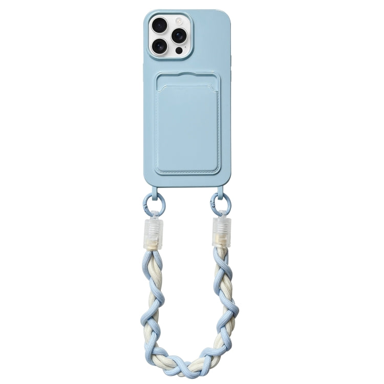 Dopamine Card Slot Phone Case with Lanyard, For iPhone 15 Pro, For iPhone 15 Plus, For iPhone 15, For iPhone 14 Plus, For iPhone 14